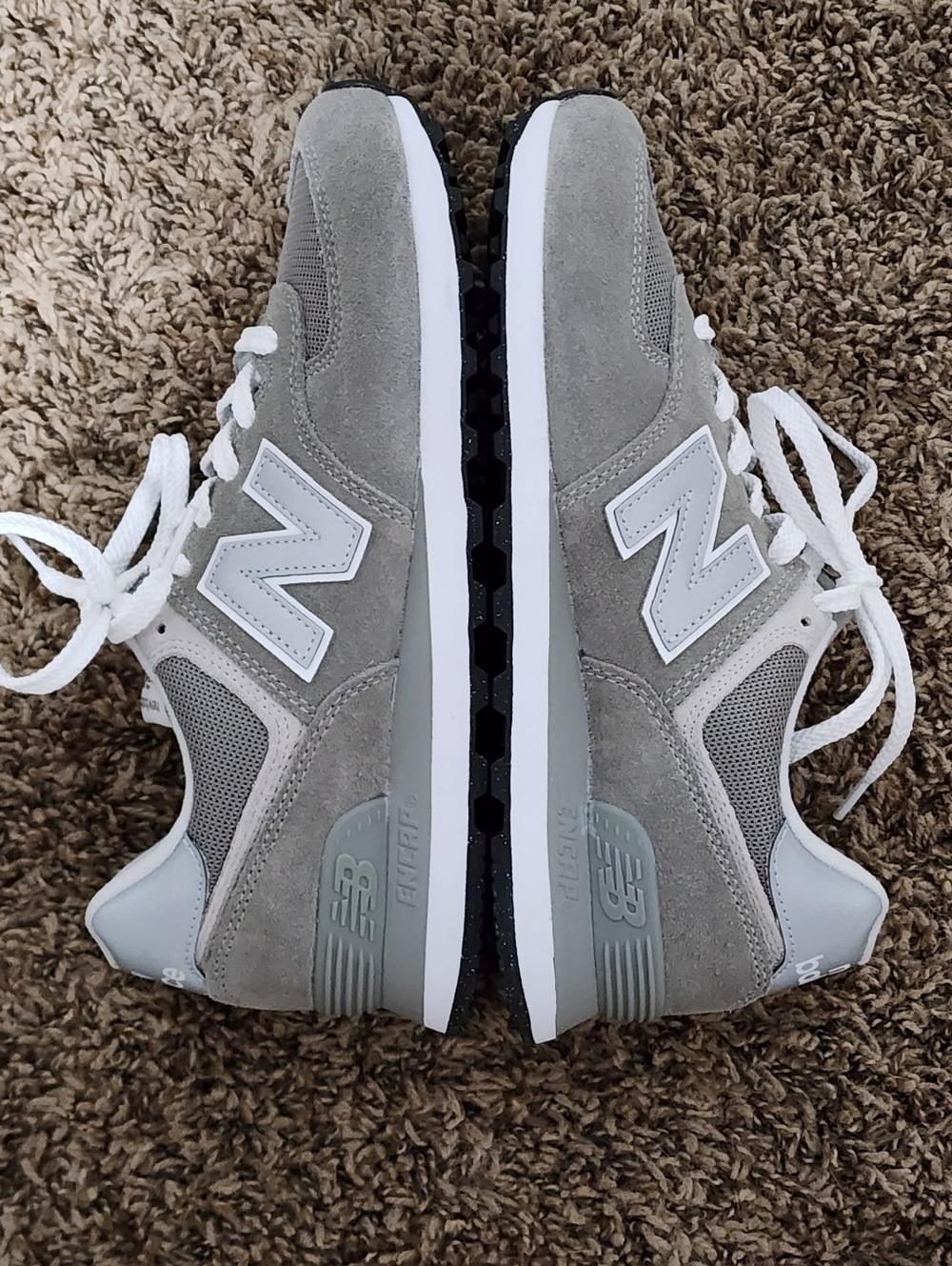 New Balance Women's Sneaker Size 9 Grey Classic 574 New No Box - Picture 5 of 12